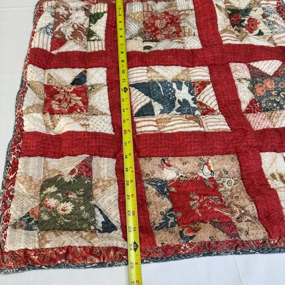 Pottery Barn Emerson Shams King Euro Multicolor Patchwork Star Pillow Covers - Picture 8 of 8